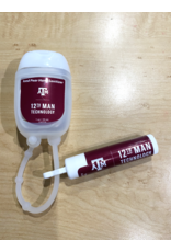 EXCLUSIVE 12TH MAN TECHNOLOGY HAND SANITIZER CARABINER AND LIP BALM COMBO