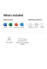 MICROSOFT MICROSOFT 365 PERSONAL 1-YEAR SUBSCRIPTION