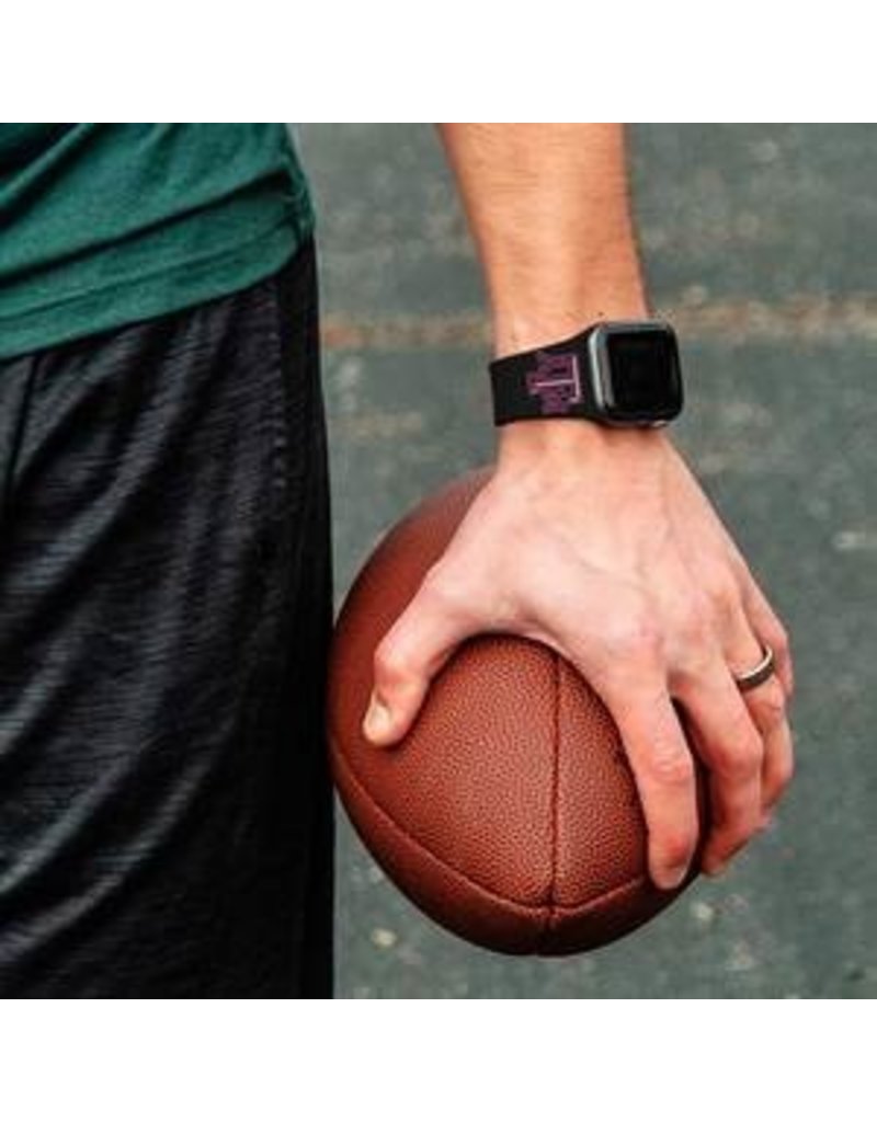 AFFINITY BANDS AFFINITY BANDS 42MM SILICONE SPORT BAND - ATM - BLACK