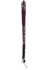 TEXAS A&M LANYARD WITH DETACHABLE CLIPS 2CM