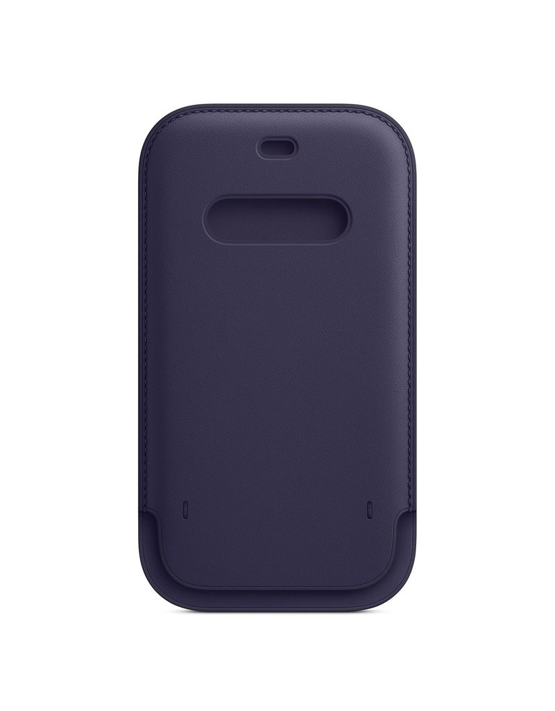 APPLE APPLE IPHONE 12 | 12 PRO LEATHER SLEEVE WITH MAGSAFE DEEP VIOLET