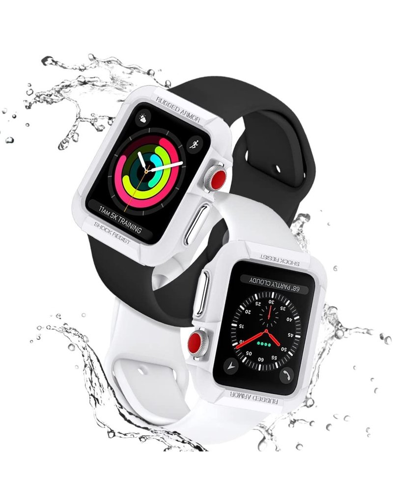 SPIGEN 38MM  WATCH RUGGED ARMOR CASE WHITE