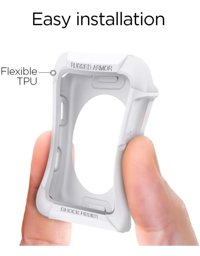 SPIGEN 38MM  WATCH RUGGED ARMOR CASE WHITE