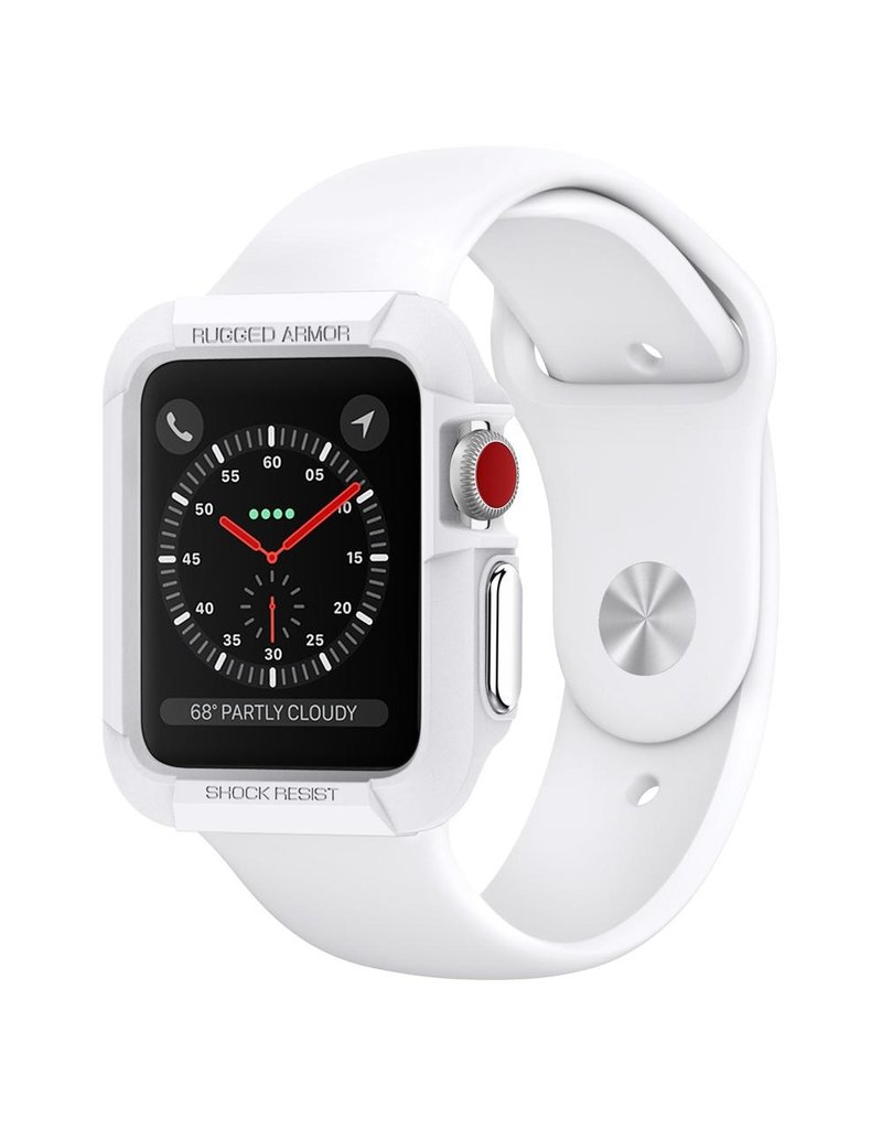 SPIGEN 42MM RUGGED ARMOR CASE WHITE