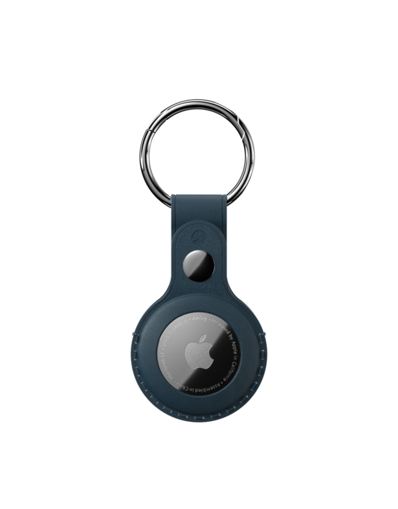 SWITCHEASY AIRTAG WRAP LEATHER KEYCHAIN