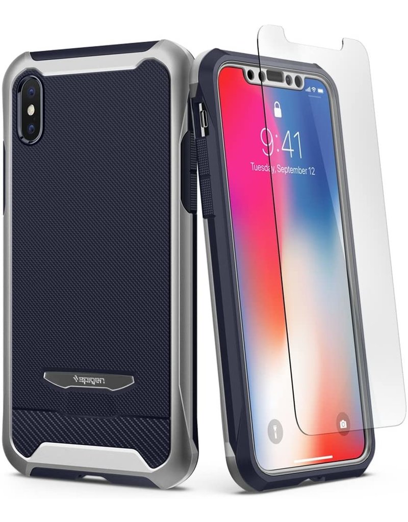 SPIGEN REVENTON IPHONE X CASE PLATINUM SILVER