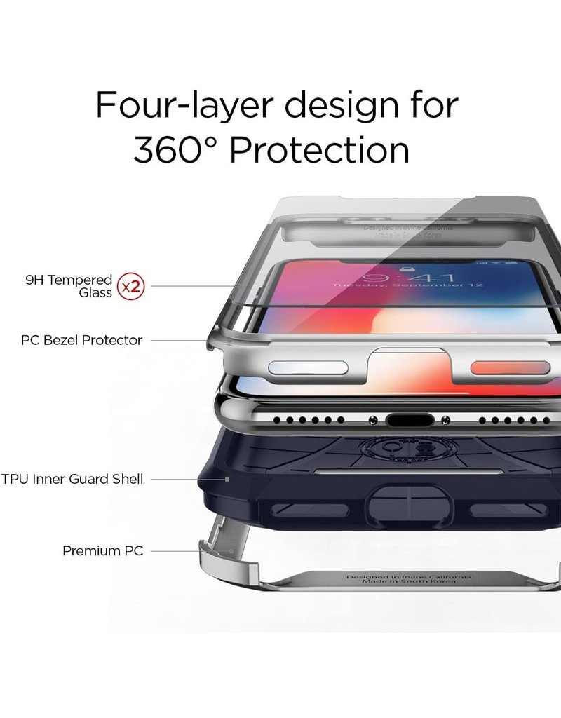 SPIGEN REVENTON IPHONE X CASE PLATINUM SILVER