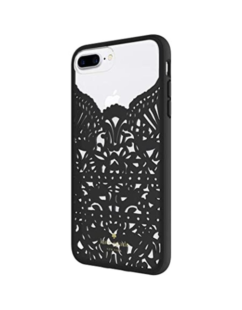 KATE SPADE IPHONE 8 PLUS  LACE CASE  - BLACK