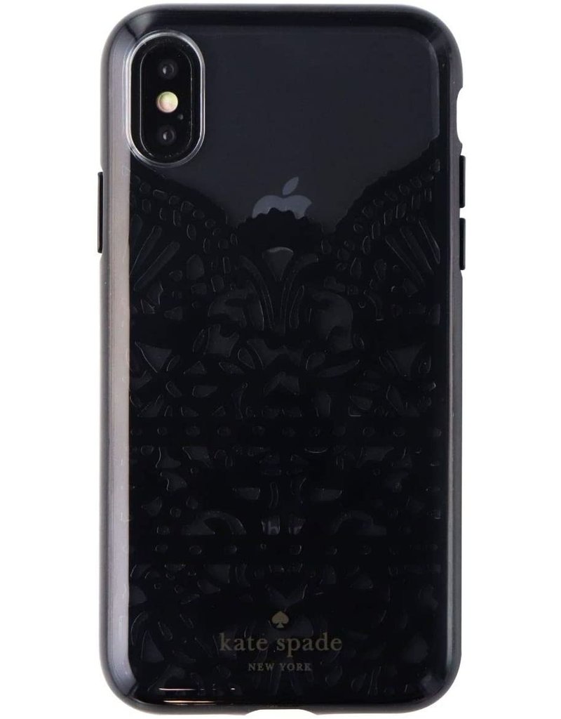 KATE SPADE IPHONE X/XS LACE CASE- BLACK