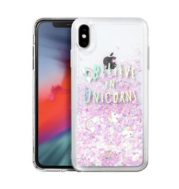 LAUT LAUT IPHONE XS MAS LIQUID GLITTER CASE - UNICORN