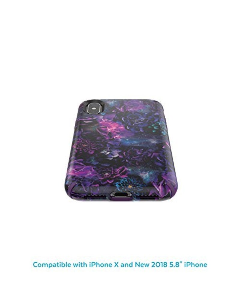 SPECK IPHONE XR PRESIDIO INKED CASE - FLORAL/ PURPLE