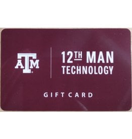 EXCLUSIVE 12TH MAN TECHNOLOGY GIFT CARD $