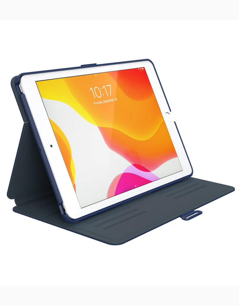 SPECK IPAD 10.2" 9TH / 8TH / 7TH GEN BALANCE FOLIO WITH MICROBAN - ARCADIA NAVY / MOODY GRAY