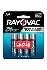 12TH MAN TECHNOLOGY RAYOVAC HIGH ENERGY PREMIUM ALKALINE BATTERIES AA 8PK