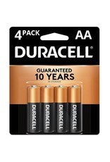 DURACELL COPPERTOP ALKALINE BATTERIES AA 4PK