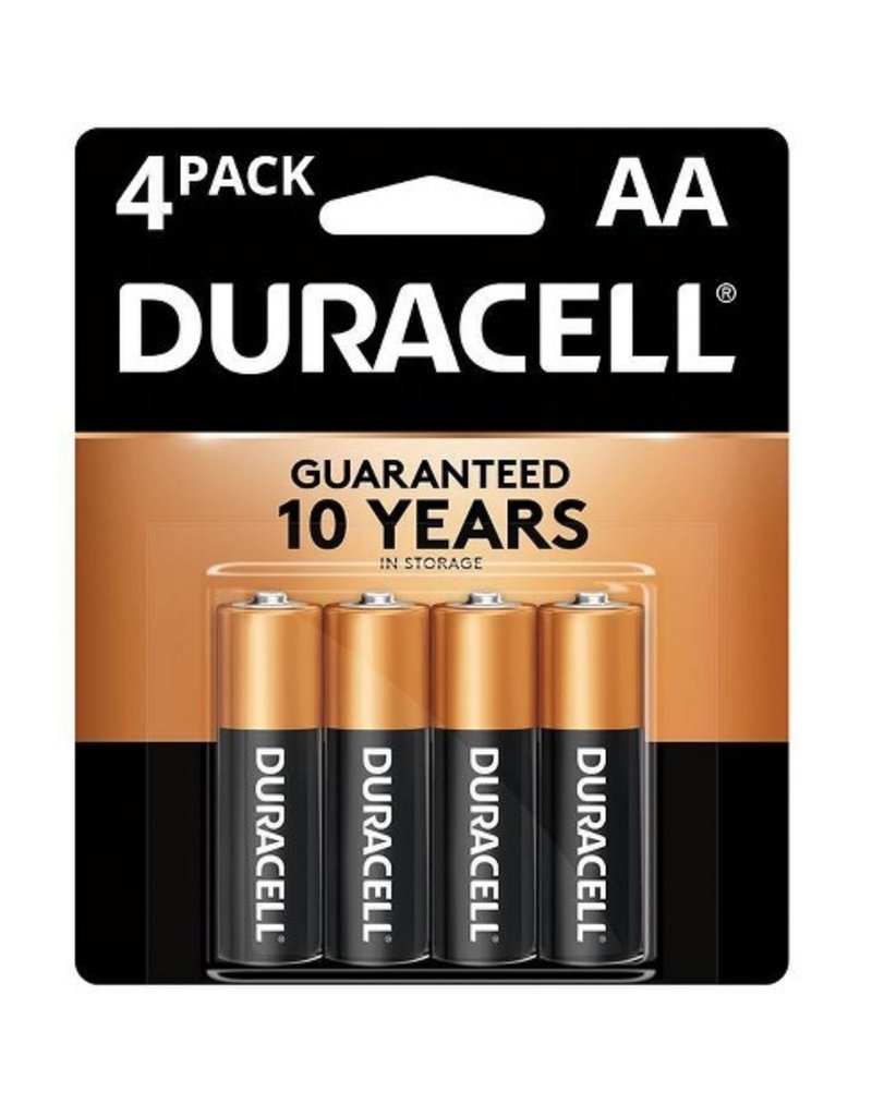 DURACELL COPPERTOP ALKALINE BATTERIES AA 4PK