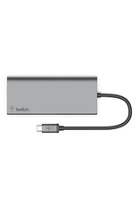 BELKIN BELKIN USB-C MULTIMEDIA HUB+ POWER SPACE GRAY