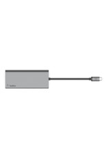 BELKIN USB-C MULTIMEDIA HUB+ POWER SPACE GRAY