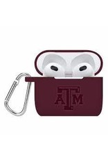 TEXAS A&M AGGIES DEBOSSED SILICONE CASE COVER FOR AIRPODS GEN 3