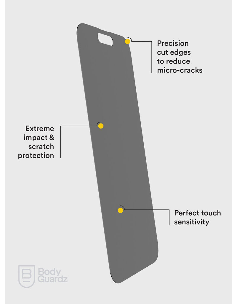 BODYGUARDZ PURE 3 PRIVACY SCREEN PROTECTOR IPHONE 14 / IPHONE 13 / 13 PRO CLEAR