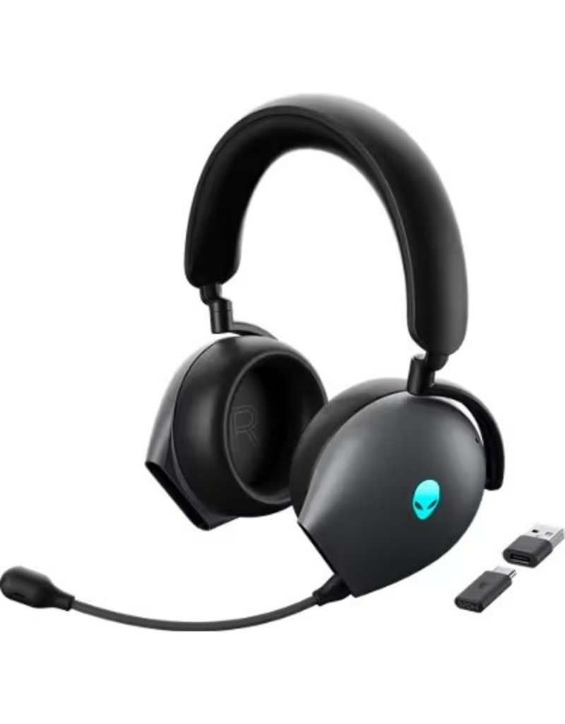 DELL DELL ALIENWARE TRI-MODE WIRELESS GAMING HEADSET - DARK SIDE OF THE MOON