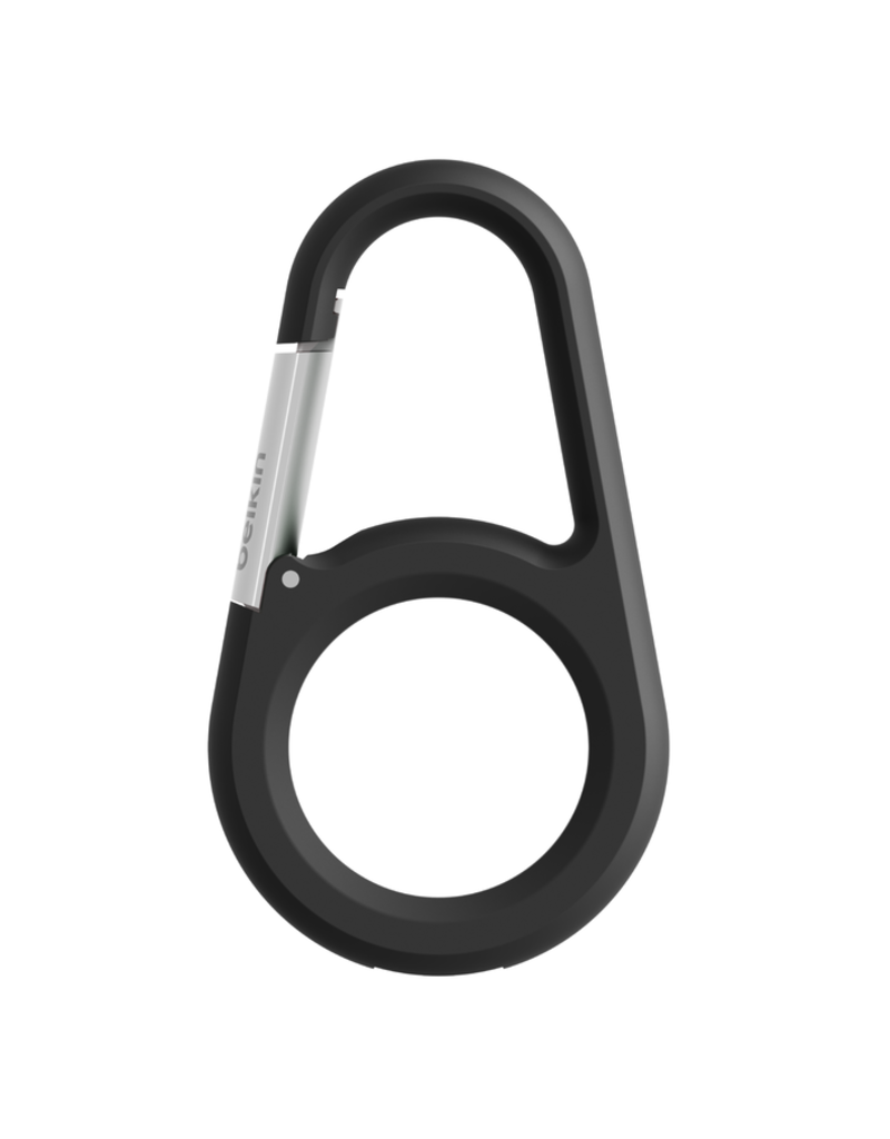 BELKIN BELKIN SECURE HOLDER WITH CARABINER FOR AIRTAG-BLACK