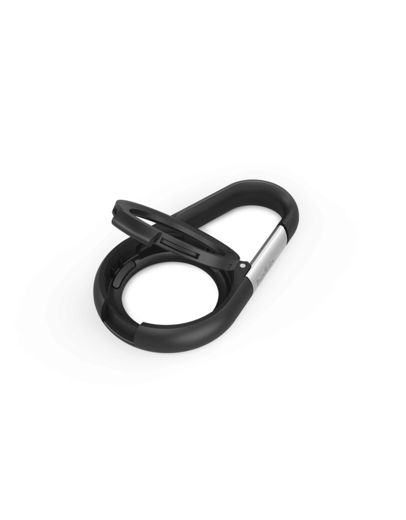 BELKIN BELKIN SECURE HOLDER WITH CARABINER FOR AIRTAG-BLACK