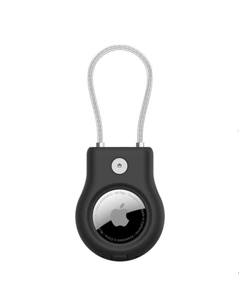 Secure Holder with Key Ring for AirTag