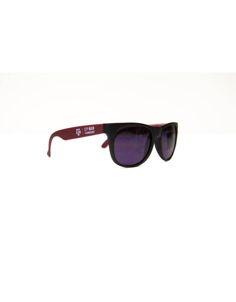 EXCLUSIVE 12TH MAN TECHNOLOGY SUNGLASSES BLACK / MAROON
