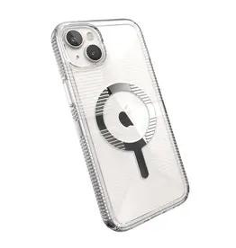 SPECK SPECK IPHONE 15 PLUS GEMSHELL GRIP CLEAR/ CHROME FINISH