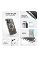 SPECK SPECK IPHONE 15 PRO MAX PRESIDIO LUX CLEAR/CLEAR/GOLD GLITTER/BEIGE SWEATER