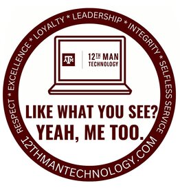 EXCLUSIVE 12TH MAN TECHNOLOGY STICKER - LIKE WHAT YOU SEE?