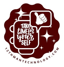 12TH MAN TECHNOLOGY EXCLUSIVE 12TH MAN TECHNOLOGY STICKER - TAKE TIME FOR YOURSELF