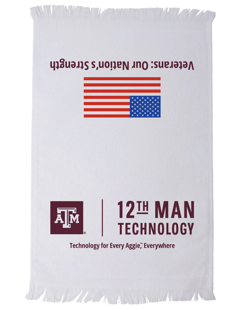EXCLUSIVE 12TH MAN TECHNOLOGY RALLY TOWEL VETERAN