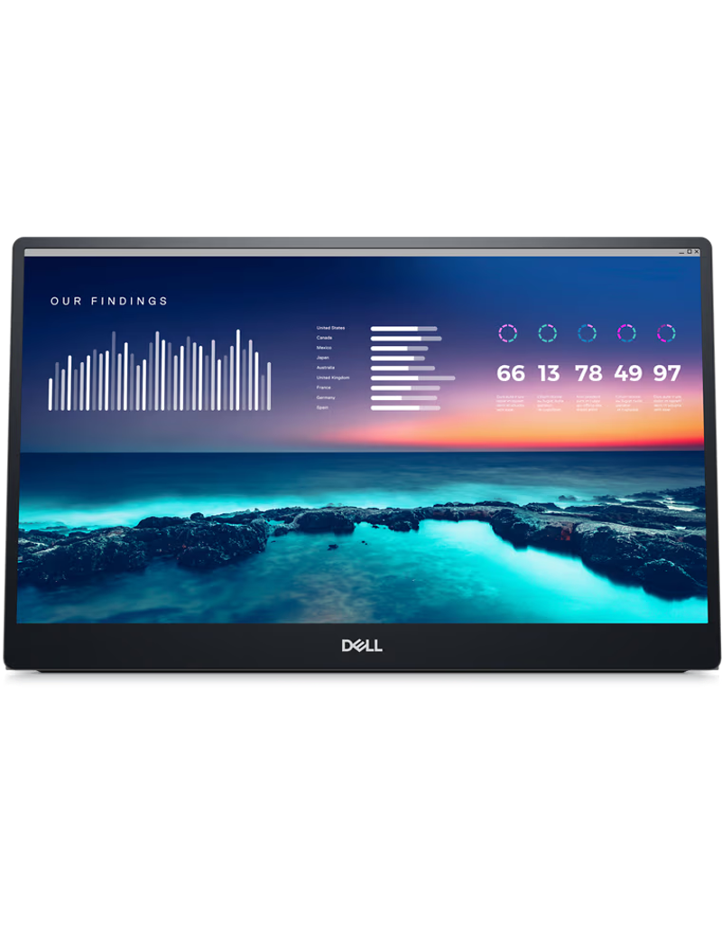 DELL DELL 14" PORTABLE MONITOR WITH PROSUPPRT ADVANCE EXCHANGE