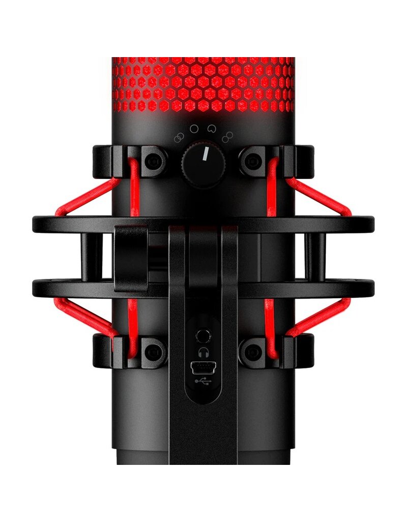 HYPERX QUADCAST - USB MICROPHONE, BLACK - 12th Man Technology HYPERX QUADCAST - USB MICROPHONE, BLACK - 12th Man Technology