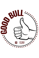 EXCLUSIVE 12TH MAN TECHNOLOGY STICKER - GOOD BULL