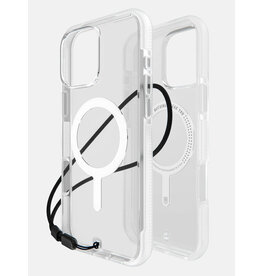 BODYGUARDZ ACE PRO WITH MAGSAFE, 16 PRO MAX- CLEAR/WHITE