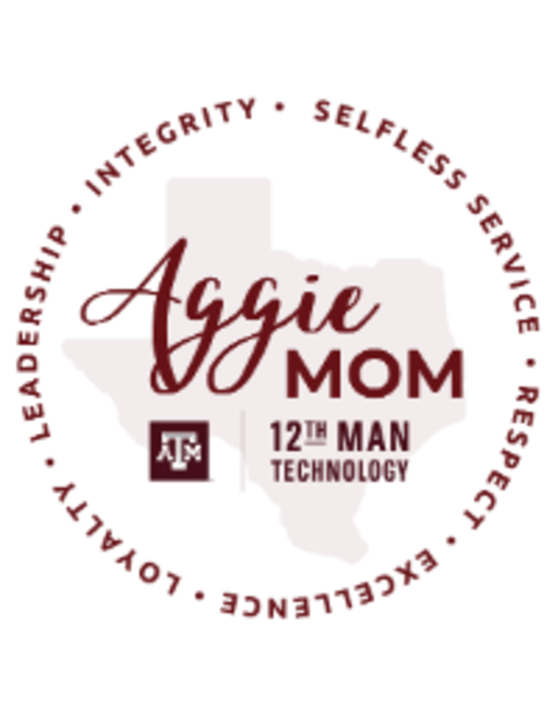 EXCLUSIVE 12TH MAN TECHNOLOGY MAGNET AGGIE MOM CORE VALUES