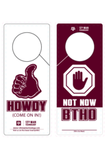 EXCLUSIVE 12TH MAN TECHNOLOGY DOOR HANGER HOWDY / STOP
