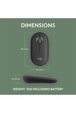 LOGITECH PEBBLE MOUSE 2-BLACK