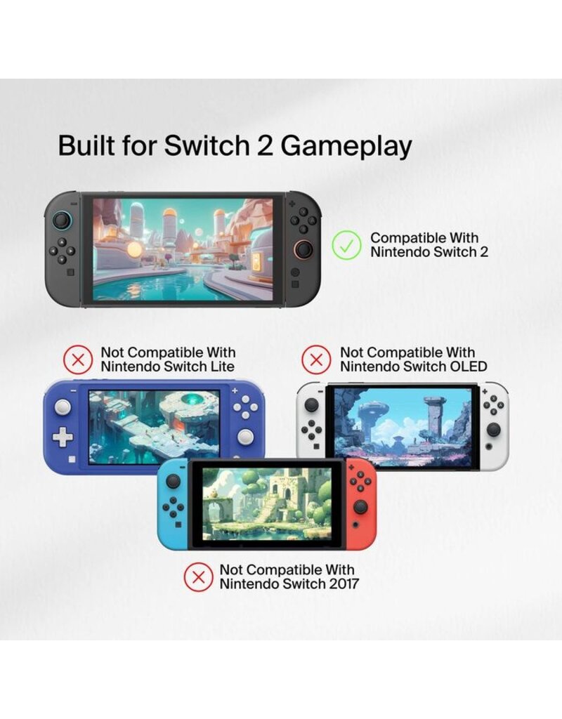 BELKIN SCREENFORCE TEMPEREDGLASS ANTI-REFLECTIVE SCREEN PROTECTOR FOR NINTENDO SWITCH 2 CLEAR