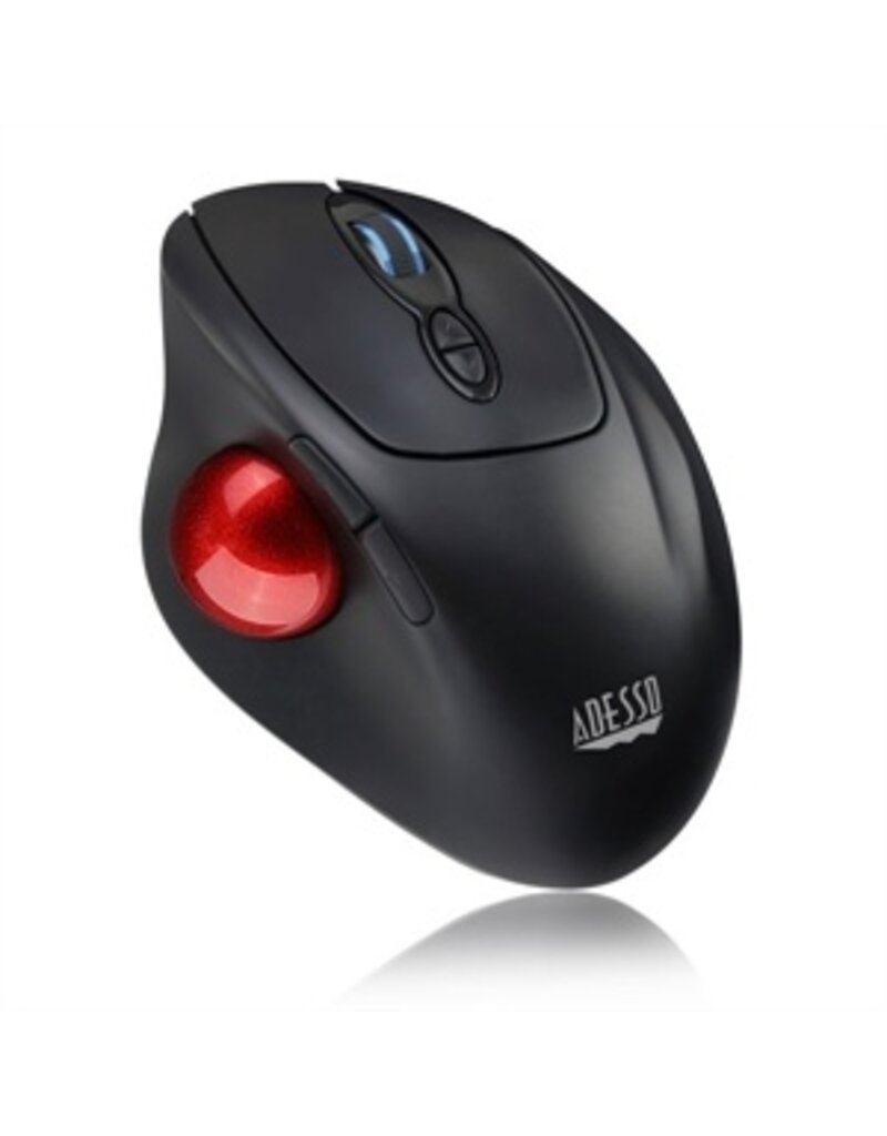 ADESSO WIRELESS PROGRAMMABLE ERGONOMIC TRACKBALL MOUSE