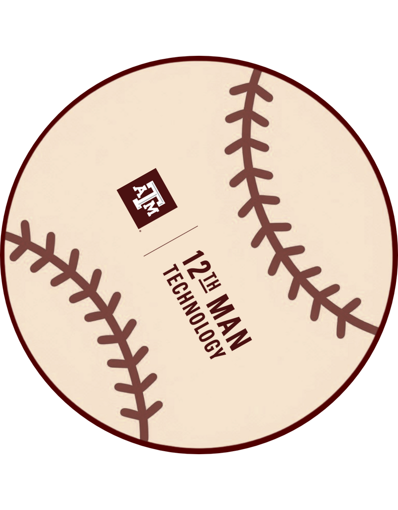 EXCLUSIVE 12TH MAN TECHNOLOGY STICKER - BASEBALL