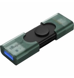 KINGSTON DATA TRAVELLER DUO USB-A & USB-C FLASH DRIVE 256GB