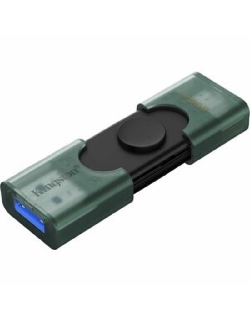 KINGSTON DATA TRAVELLER DUO USB-A & USB-C FLASH DRIVE 256GB
