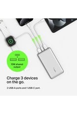 BELKIN BOOST CHARGE POWER BANK 10K, SILVER