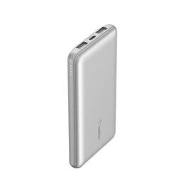 BELKIN BOOST CHARGE POWER BANK 10K, SILVER