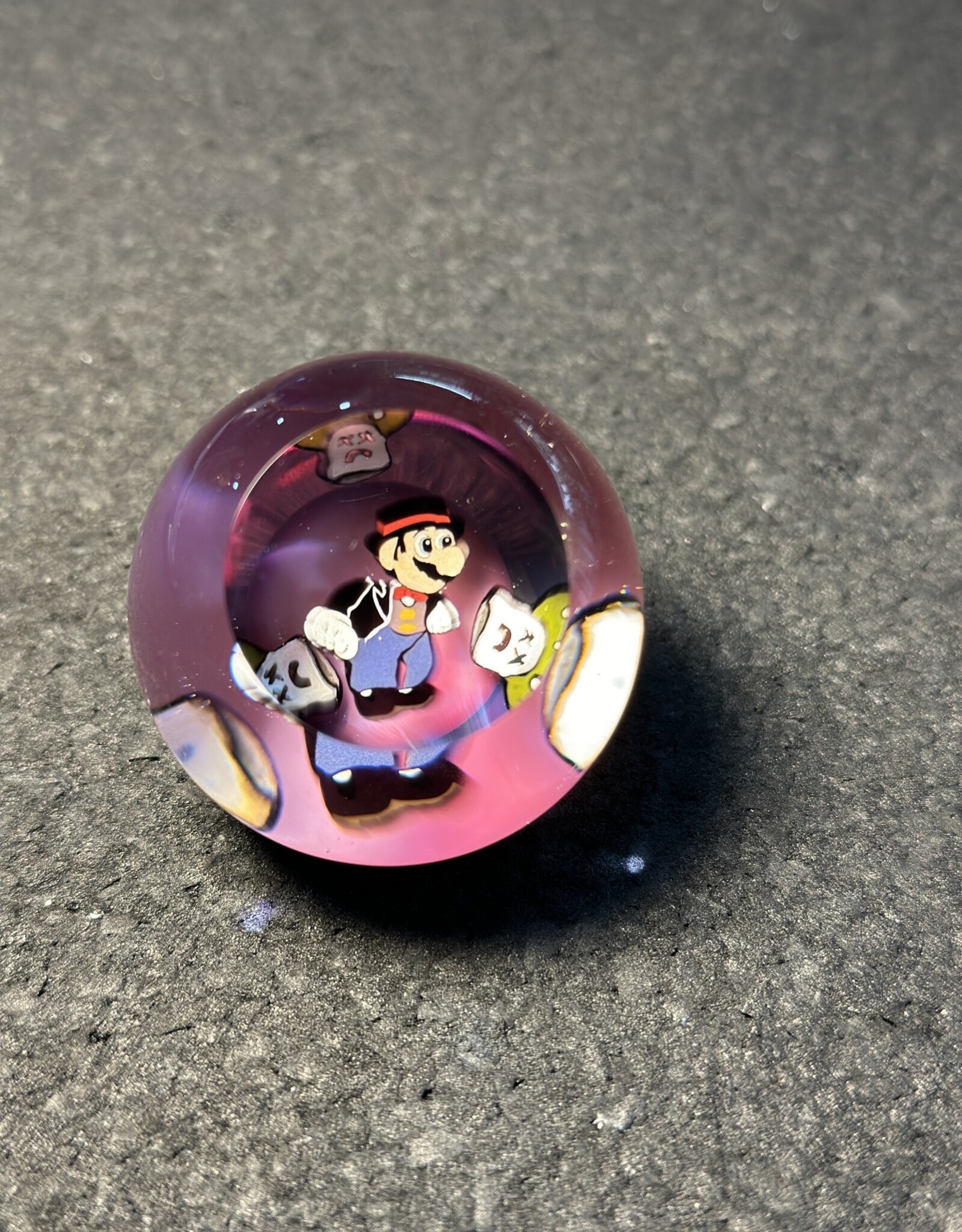 Micro Workshop Micro Tuxedo Mario and Mushroom Small Paperweight
