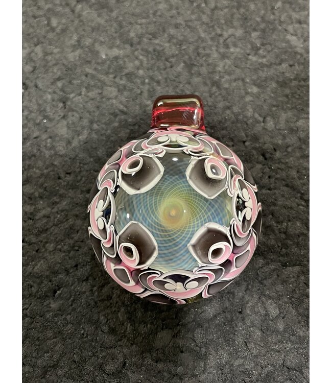 Altier Glass Altier Glass Dotstack with Fume Gold Ruby